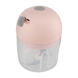 8.5cm Dia x 10cm H Electric Wireless Kitchen Garlic Chopper