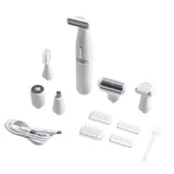 6 in 1 Hair Removal Device USB Rechargeable Electric Epilator Trimmer
