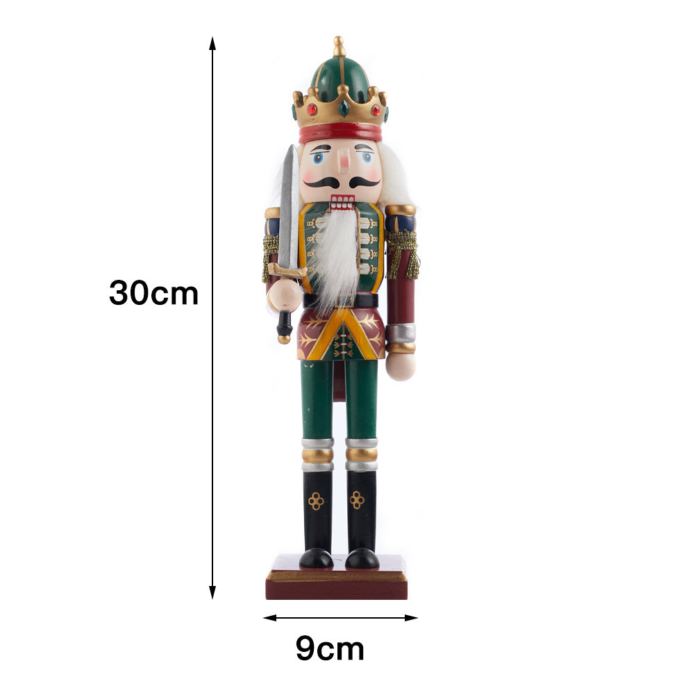 Wooden Nutcracker Soldier Figurine Christmas Decor
