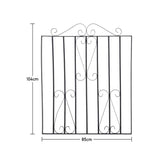 3ft Heavy Duty Wrought Iron Gate with Fittings Bolt