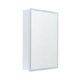Rectangular Wall Mount Mirror Cabinet with LED Light