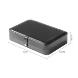 Black PU Leather Travel Jewelry Storage Box