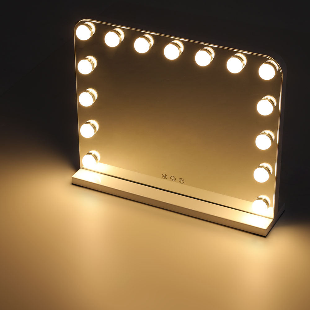 White Dimmable Hollywood LED Makeup Vanity Mirror