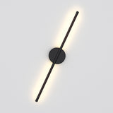 60CM Minimalist Linear LED Wall Sconce for Living Room Bedroom, Warm Light