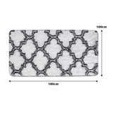 180cm Modern Geometric Indoor Shag Area Rug