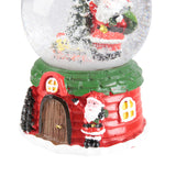 Santa Claus Snowball Music Box Christmas Ornament