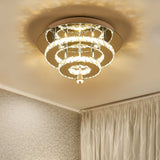 30W LED Ceiling Light Crystal Pendant Lamp, Dimmable with Remote