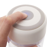 White 30W Electric Wireless Kitchen Garlic Chopper