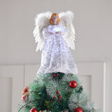 Angel Christmas Tree Topper with LED Lights Home Decor