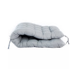Outdoor Garden Patio Recliner Deck Chair Seat Cushion Pad, Grey