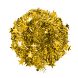 Gold Collapsible Pop Up Tinsel Christmas Tree with Base 1.2M