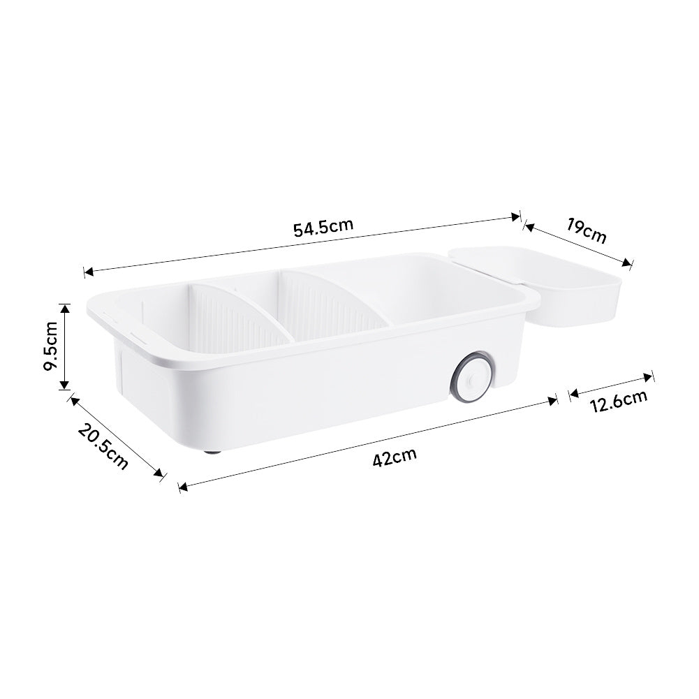 Undersink Pull Out Sliding Storage Basket for Kitchen Bathroom