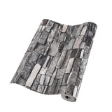 950cm 3D Waterproof PVC Wallpaper Roll Faux Brick Home Decor